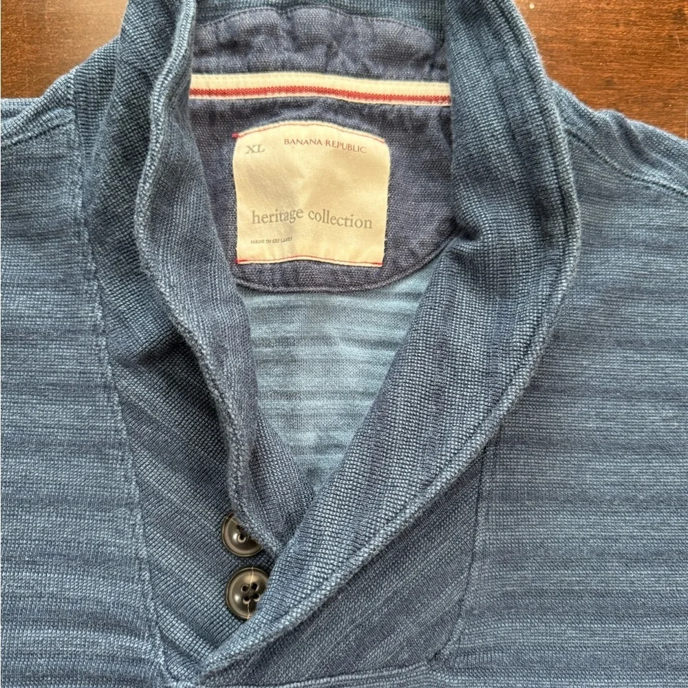 Banana Republic Heritage Shawl-Collar Pullover – XL
